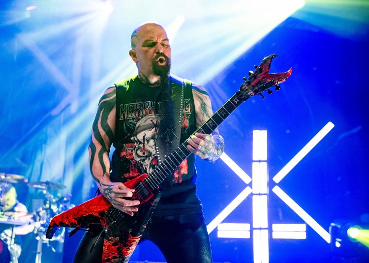 Kerry King durante show em Detroit (EUA) no dia 30 de janeiro de 2025 Kerry King durante show em Detroit (EUA) no dia 30 de janeiro de 2025