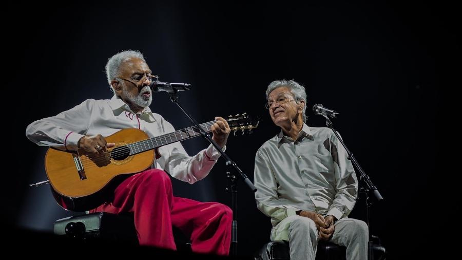 Caetano Veloso e Gilberto Gil em show no Rio de Janeiro Caetano Veloso e Gilberto Gil em show no Rio de Janeiro