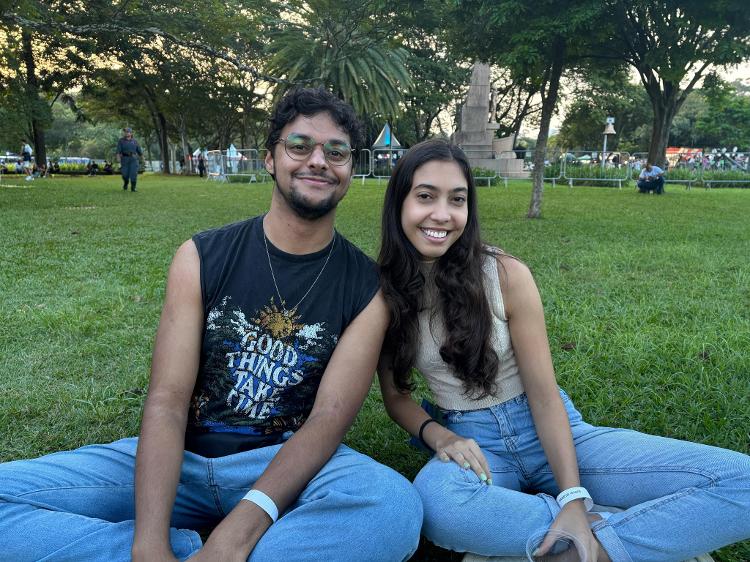 Larissa Hilário, 23 anos, de São Bernardo do Campo (SP), e Julio Gomes, 27, Santo André (SP)