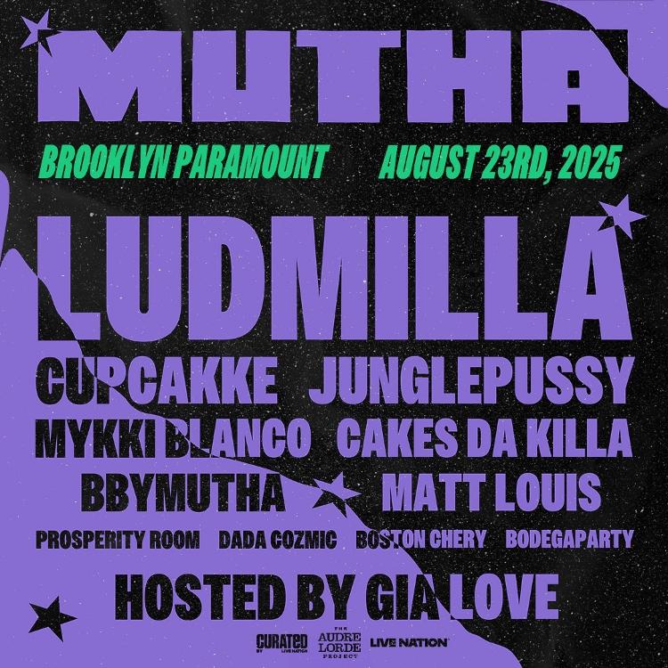 Line-up com Ludmilla headliner da 1ª edição do Festival MUTHA, nos Estados Unidos Line-up com Ludmilla headliner da 1ª edição do Festival MUTHA, nos Estados Unidos