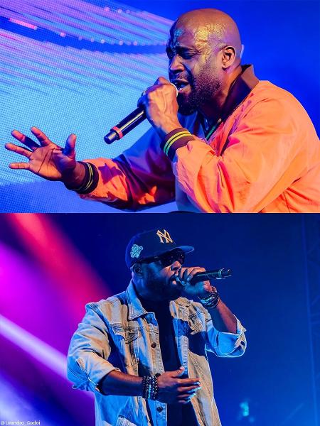 A dupla de MCs original, Posdnuos e Maseo, convidou o aniversariante da noite, Talib Kweli A dupla de MCs original, Posdnuos e Maseo, convidou o aniversariante da noite, Talib Kweli