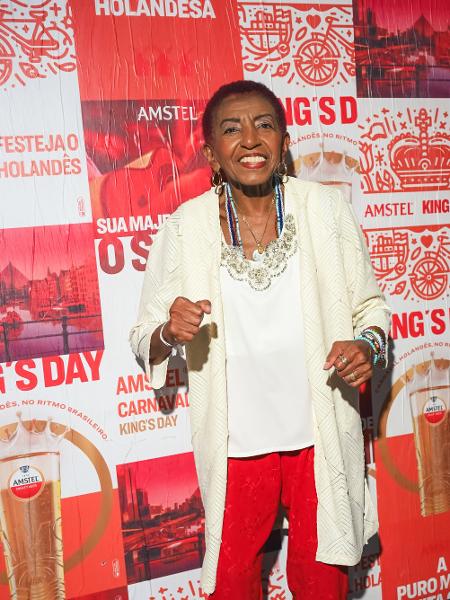 Leci Brandão também foi atração no King's Day da Amstel Leci Brandão também foi atração no King's Day da Amstel