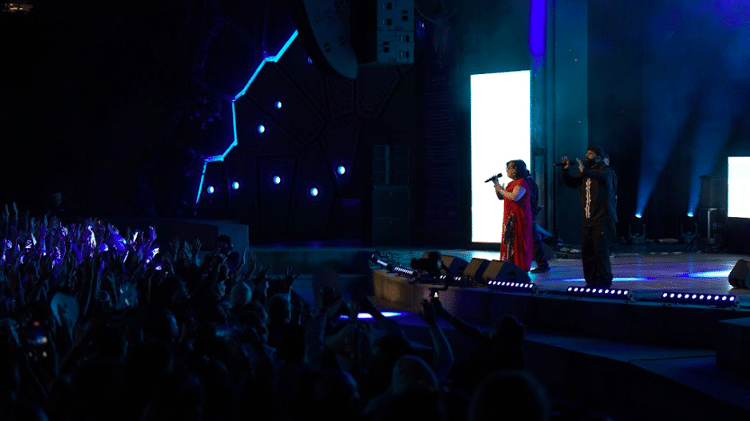 BaianaSystem durante apresentação em Gold Coast, na Austrália