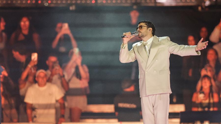 O porto-riquenho Bad Bunny se apresenta no 1º de 3 shows no Monumental, em Buenos Aires, dia 13 O porto-riquenho Bad Bunny se apresenta no 1º de 3 shows no Monumental, em Buenos Aires, dia 13