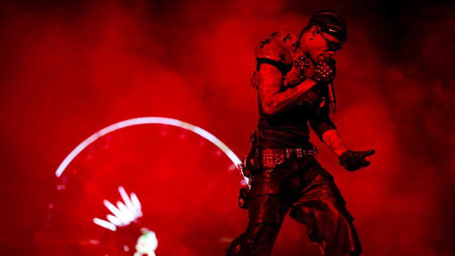 Travis Scott, que se apresenta no The Town no dia 6/9; ingressos para o show do rapper devem esgotar em minutos Travis Scott, que se apresenta no The Town no dia 6/9; ingressos para o show do rapper devem esgotar em minutos