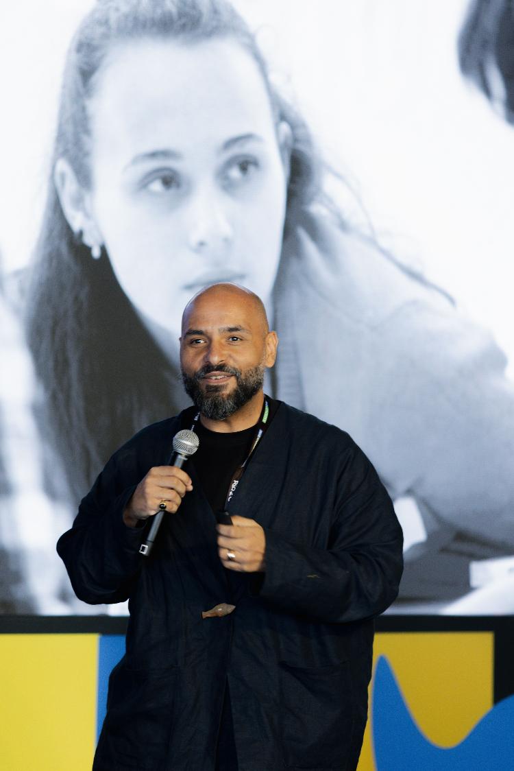 Michel Alcoforado, antropólogo, na Rio2C 2025 Michel Alcoforado, antropólogo, na Rio2C 2025