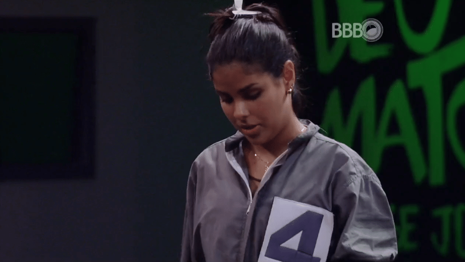 19.fev.2016 - Munik está com sono e reclama por não ter ido dormir de tarde - Reprodução/TV Globo