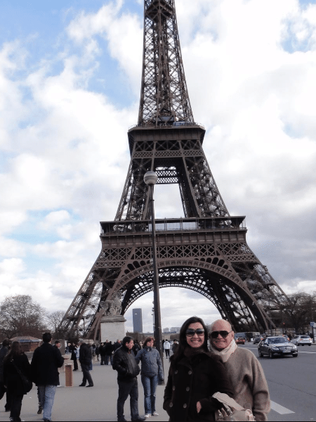 Veruska e Ricardo Boechat em Paris - Reprodução/Instagram