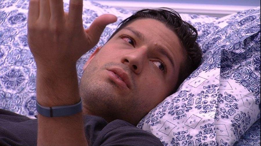 Luiz Felipe reclama de Ieda - Reprodução/TV Globo
