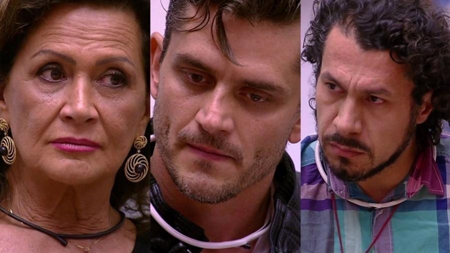 Ieda, Marcos e Rômulo encaram oitavo paredão - Reprodução/TVGlobo