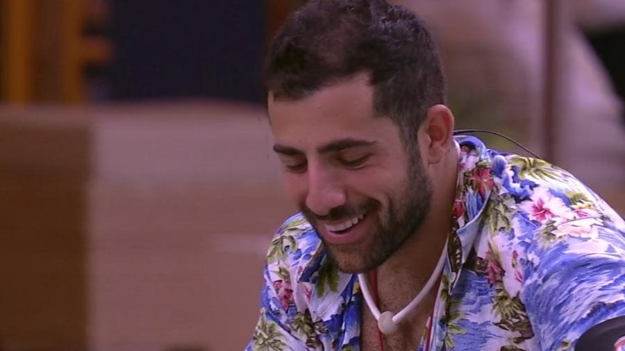 Kaysar fala sobre felicidade no confinamento - Reprodução/Globoplay