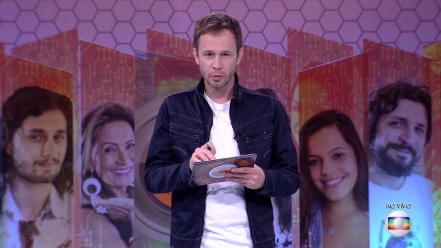 Tiago Leifert na reta final do "BBB17" - Reprodução/TV Globo