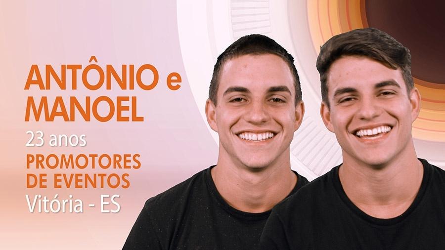 Os gêmeos Antonio e Manoel do BBB17 - Divulgação/TV Globo