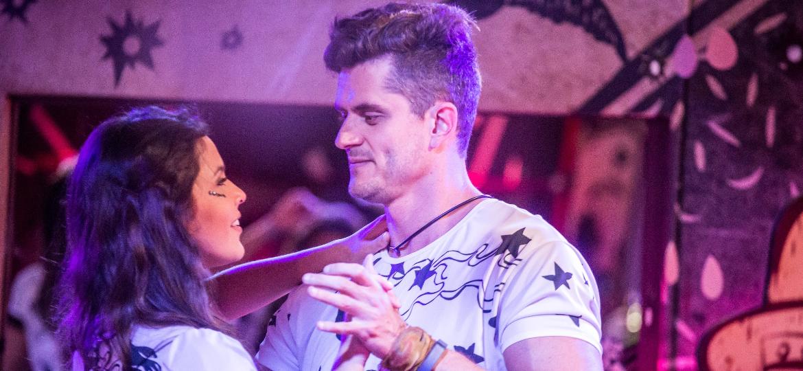 Emilly e Marcos em festa do "BBB17" - Paulo Belote/Globo/Divulgação