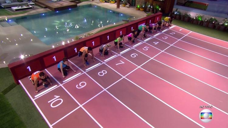 Segunda prova do líder - Reprodução/TvGlobo - Reprodução/TvGlobo