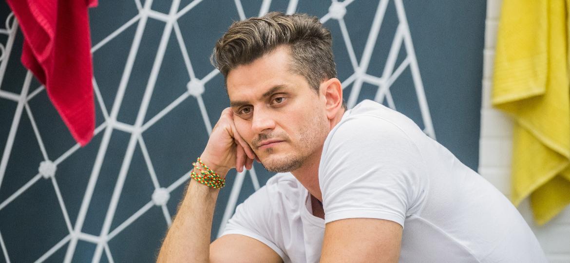 Marcos na casa do "BBB17" - Paulo Belote/Globo/Divulgação