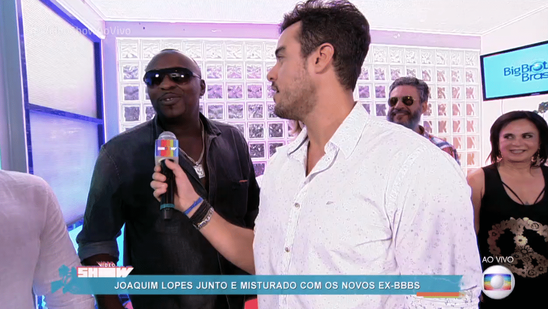 6.abr.2016 - William, que disputou a vaga na casa com Matheus, disse ter se divertido muito na festa de encerramento do "BBB16 - Reprodução/ TV Globo