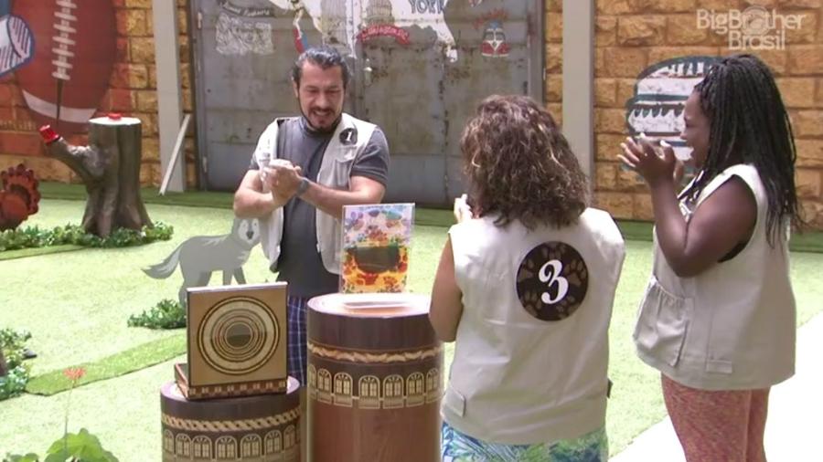 Rômulo vence prova e se torna o sétimo anjo do "BBB17" - Reprodução/TV Globo