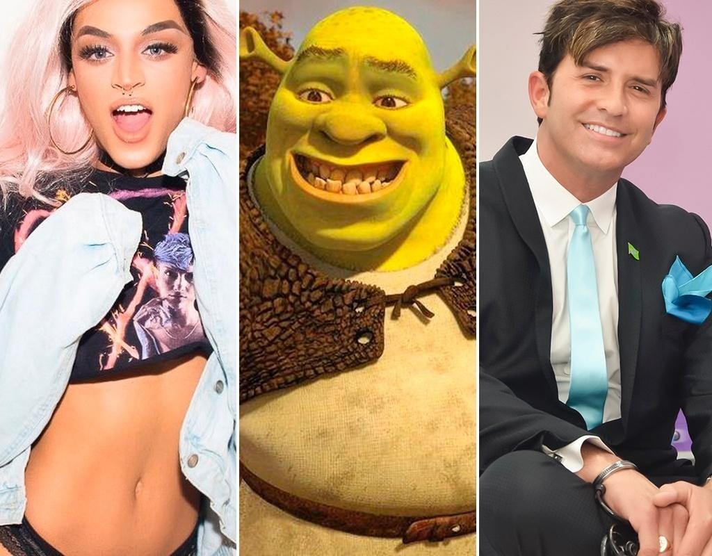 Pablo Vittar, Shrek e Dr. Rey - Divulgação