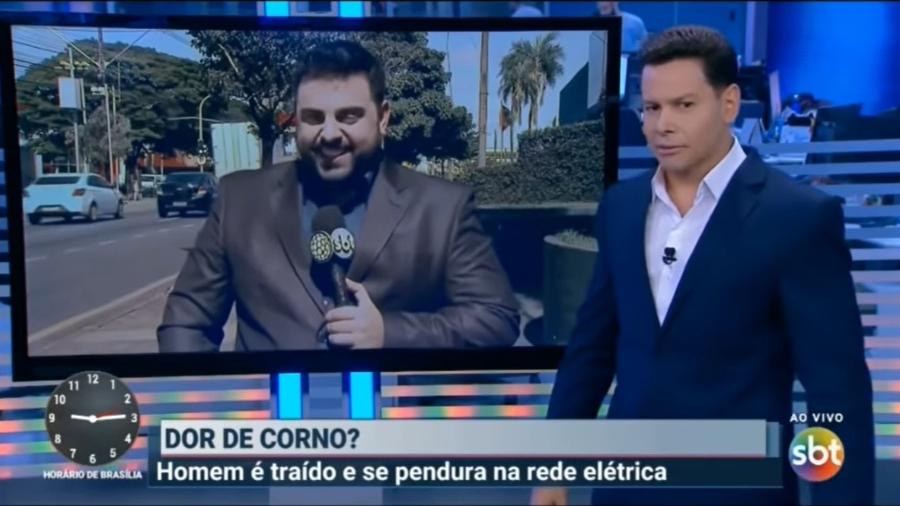 Marcão do Povo e Felipe Macedo comentam caso ocorrido em Londrina  - Reprodução / TV