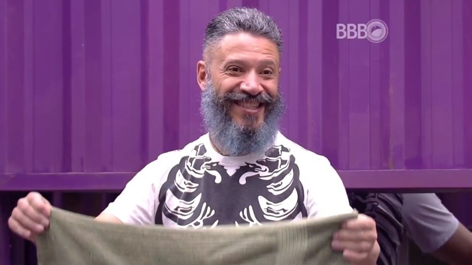 21.jan.16 - "BBB16", Laércio afirma gostar de sair com mulheres mais novas - Reprodução / TV Globo