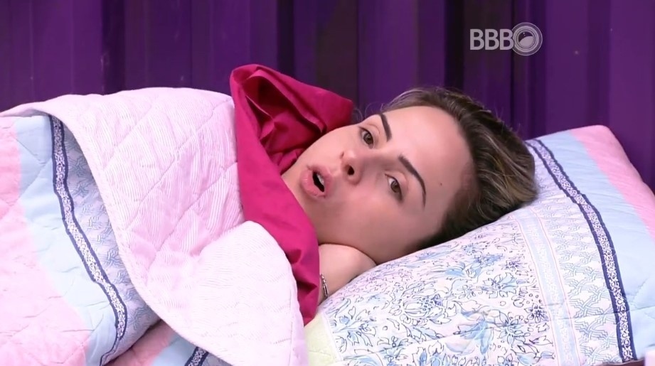 11.fev.2016 - Ana Paula alfineta Daniel: "Achou que o jogo estava ganho" - Reprodução/TV Globo