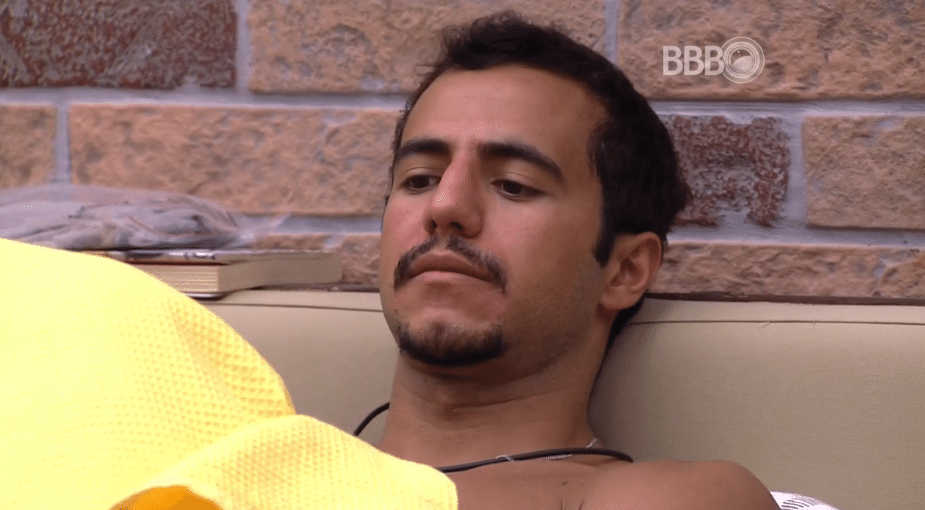 4.mar.2016 - No "BBB16", Matheus afirma: "A Gê é a chave desse paredão" - Reprodução/TV Globo