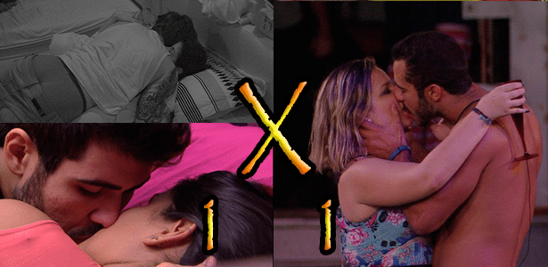 Cacau ficou com Matheus e Munik com Laham - Fotomontagem/Diva Depressão - Fotomontagem/Diva Depressão