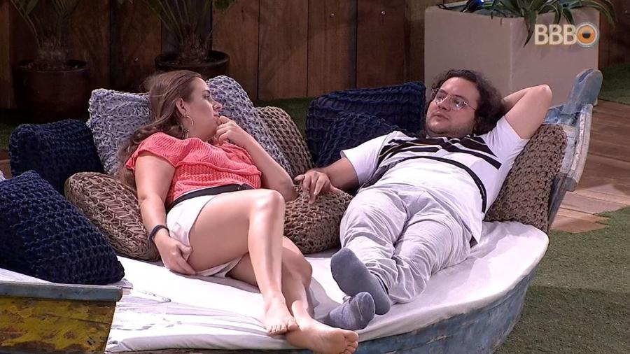 Diego e Patrícia falam sobre torcida fora da casa - Reprodução/GlobosatPlay