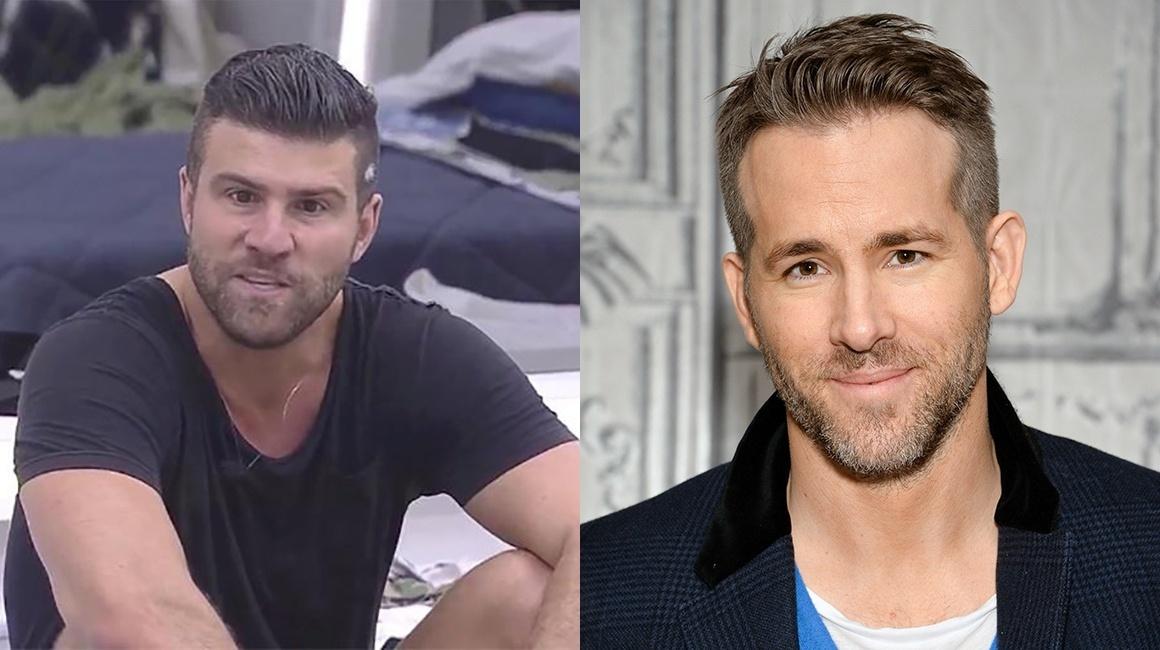 Marcelo Ié Ié foi comparado com Ryan Reynolds - Montagem