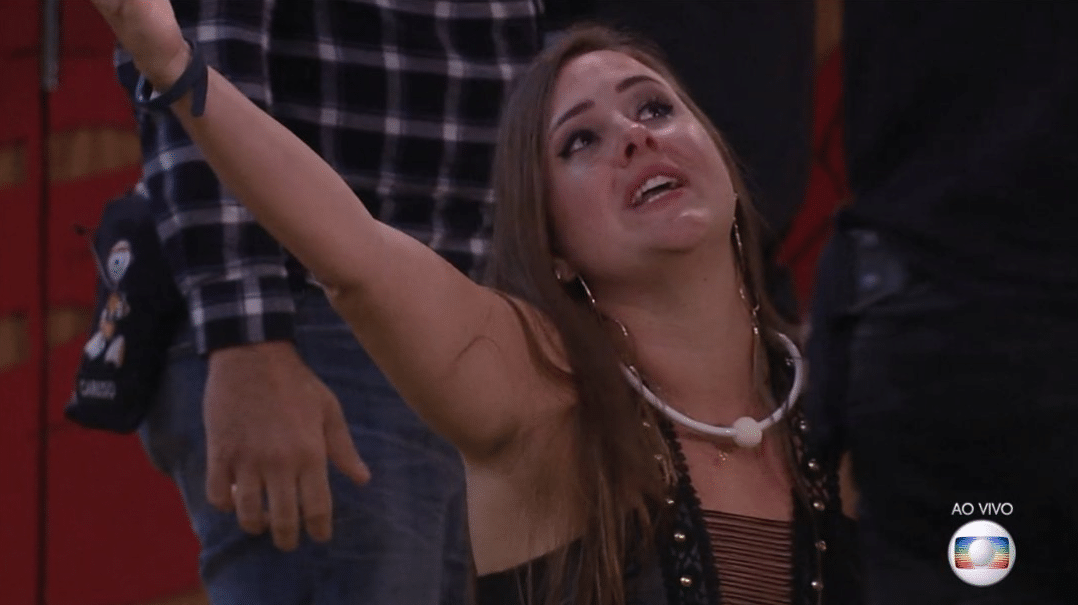 Patrícia deixa o programa após ser derrotada no sétimo paredão - Reprodução/TvGlobo