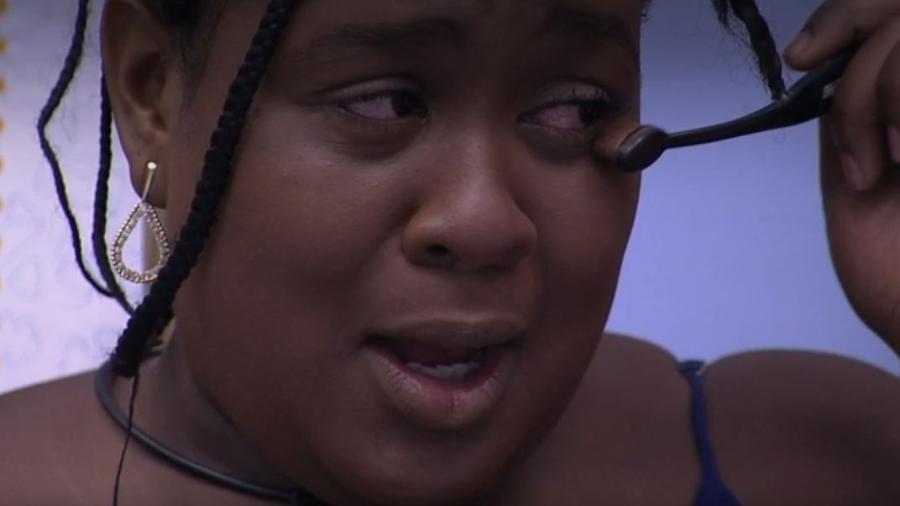 Roberta chora às vésperas do paredão - Reprodução/TV Globo