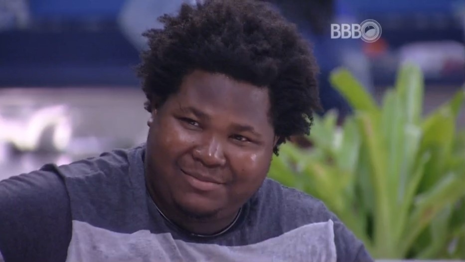 7.mar.2016 - Em tom de ironia, Ronan sugere que Matheus não tem moral para falar sobre bom senso - Reprodução/TV Globo