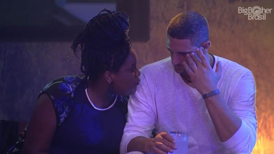 Roberta e Daniel falam sobre paredão - Reprodução/TV Globo
