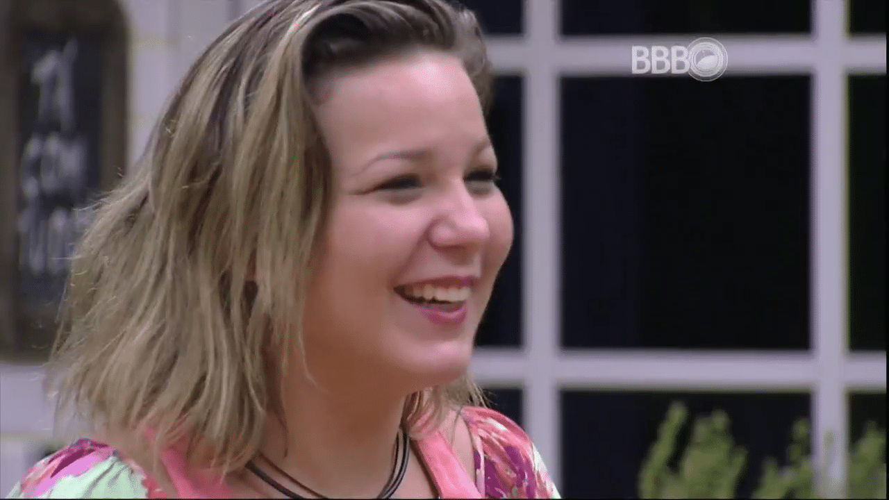 3.abr.2016  - Maria Claudia questiona se seu ex-namorado estará presente na final do "BBB16" - Reprodução/TV Globo