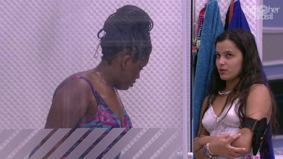 Emilly acredita que Elis será indicado ao paredão pela casa - Reprodução/ TV Globo