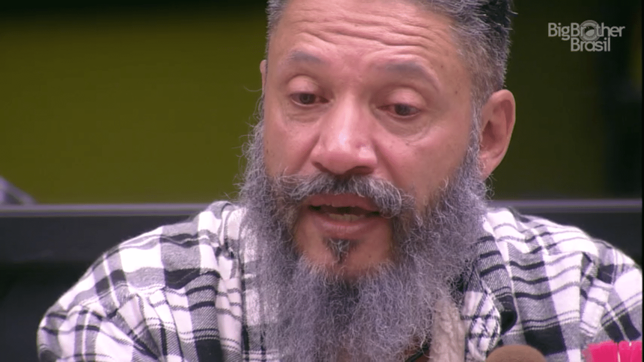 26.jan.2016 - Laércio contou que já foi expulso duas vezes de casa pelo seu pai no "BBB16" - Reprodução/TV Globo