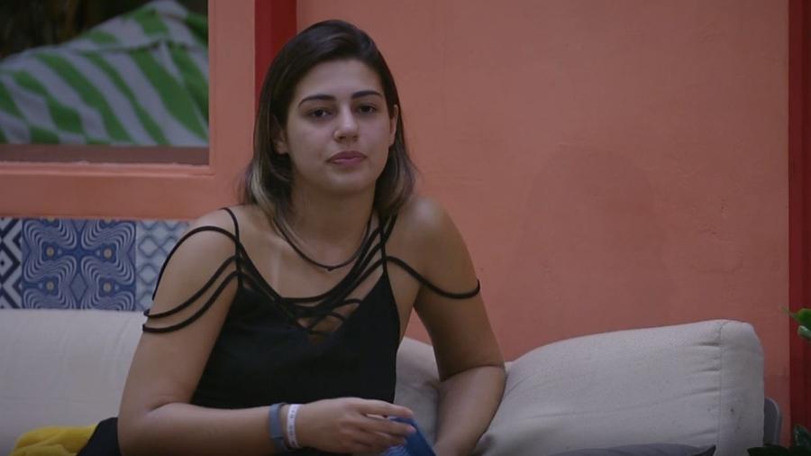 Vivian não tem medo de ir ao paredão com Emilly - Reprodução/TV Globo