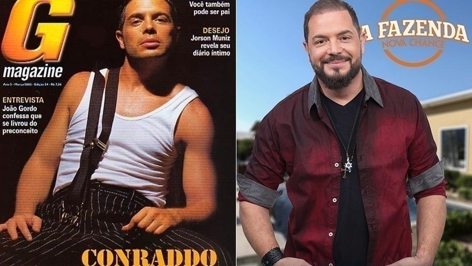 Montagem da Revista "G Magazine" do participante Conrado de "A Fazenda 9" - Montagem/Sexy/Antonio Chahestian/Record TV