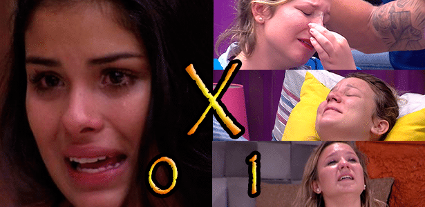 Cacau vence Munik no quesito choro - Fotomontagem/Diva Depressão - Fotomontagem/Diva Depressão