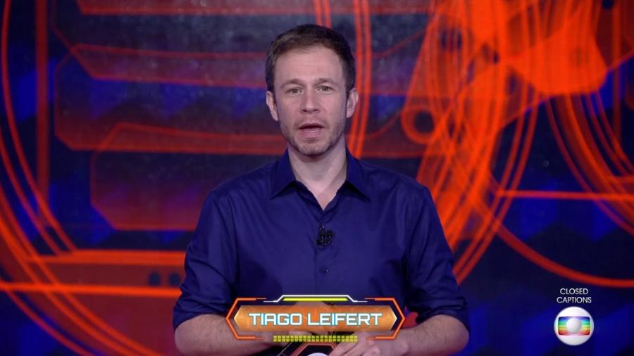 Tiago Leifert, apresentador do "BBB18" - Reprodução/TvGlobo