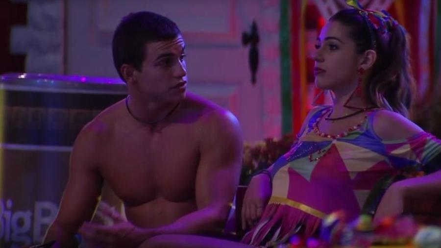Manoel e Vivian: casal tem brigado constantemente - Reprodução/TVGlobo