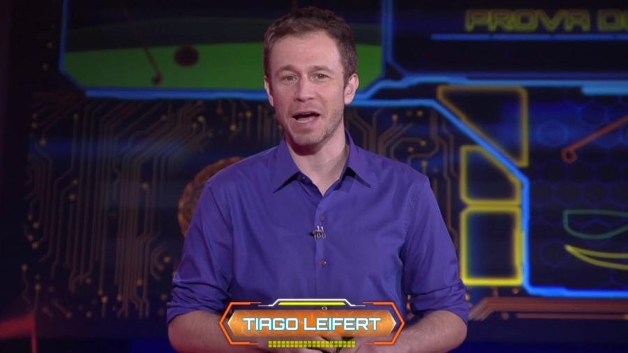 Tiago Leifert explica como será a quinta prova do líder  - Reprodução/TvGlobo