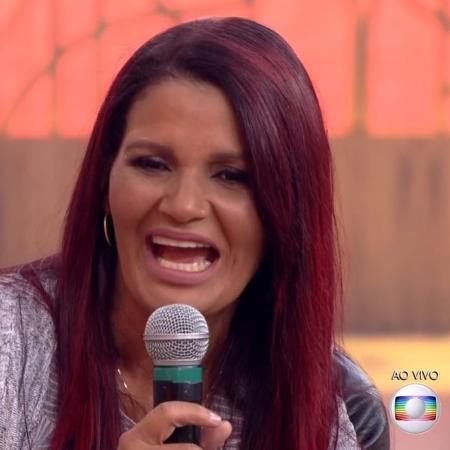 Vanuzia Damasceno, mãe de Gleici, no "Encontro" - Reprodução/Globo - Reprodução/Globo