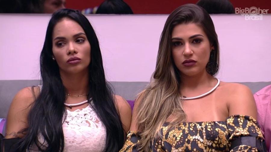 05.fev.2017 - Vivian e Mayara, participantes do "BBB17" - Reproduç?o/TV Globo