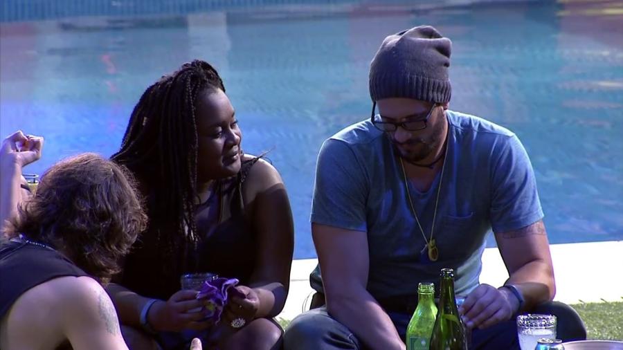 Daniel e Roberta no "BBB17" - Reprodução/Gshow
