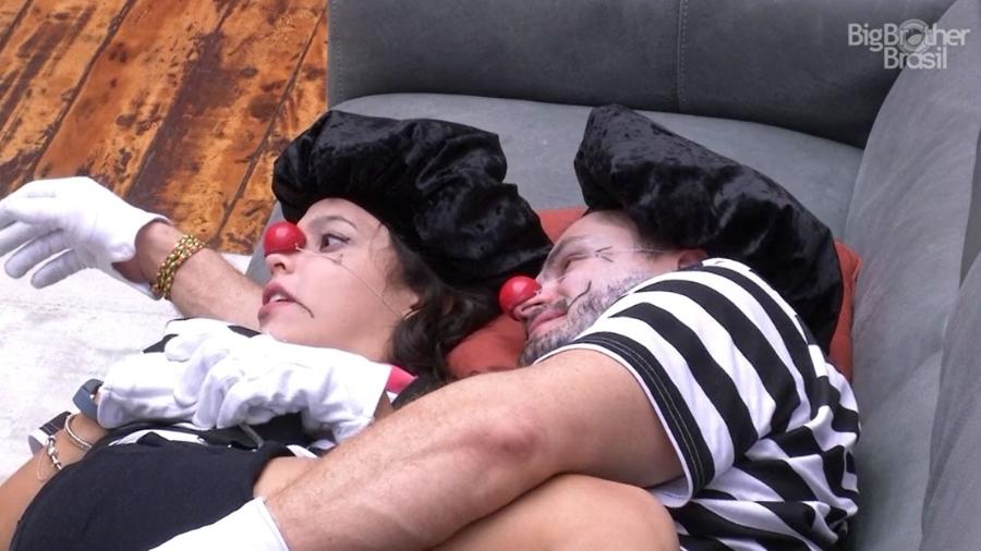 Emilly e Marcos comentam sobre sonho erótico - Reprodução/TV Globo