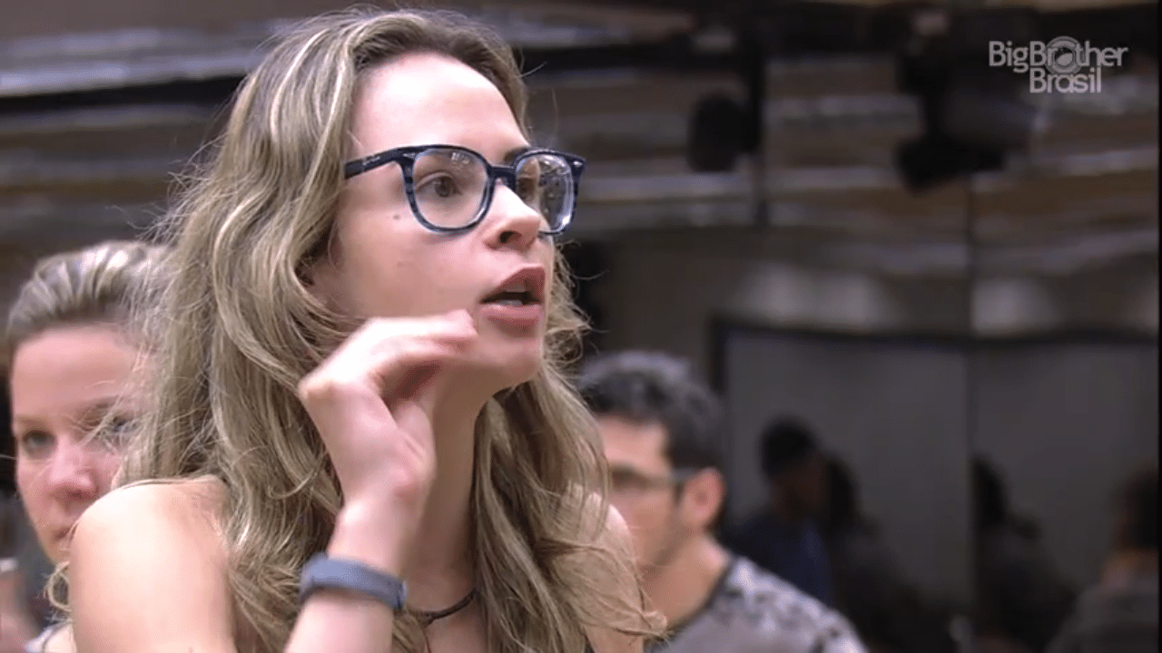 3.fev.2016 - "A justiça foi feita", afirma Ana Paula para Daniel sobre o paredão com Laércio - Reprodução/TV Globo