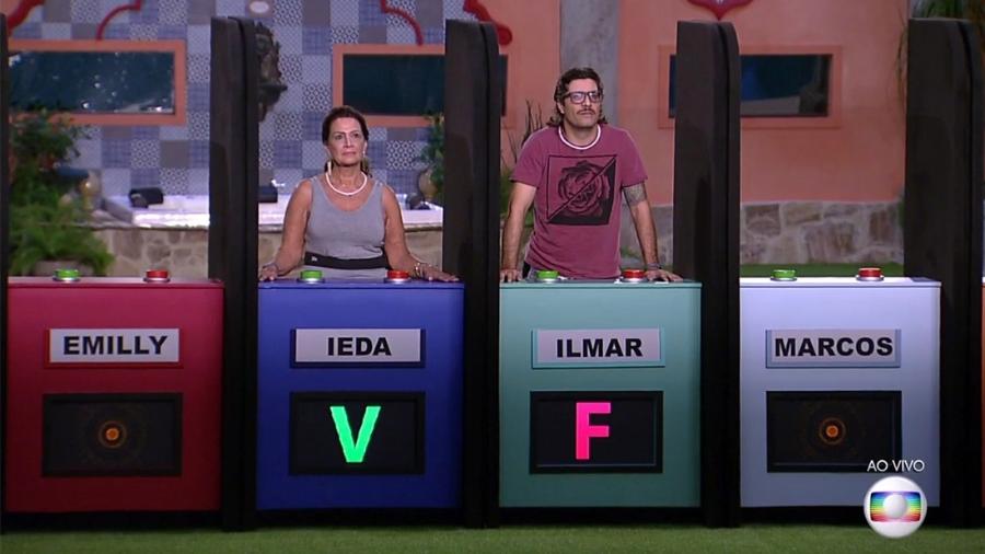 Ilmar acerta a última resposta e se torna o líder da semana - Reprodução/TV Globo