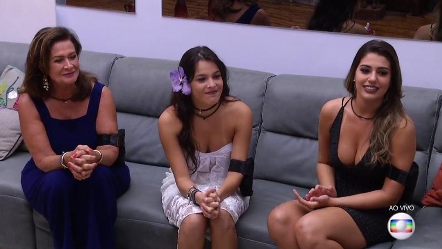 Ieda, Emilly e Vivian competem na categoria "Miss BBB Oficial" - Reprodução/TV Globo